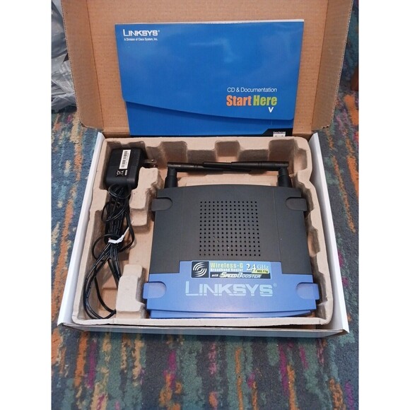 Linksys WRT54GS Wireless G Broadband Router Speed Booster Boost Performance 35% - Picture 6 of 6